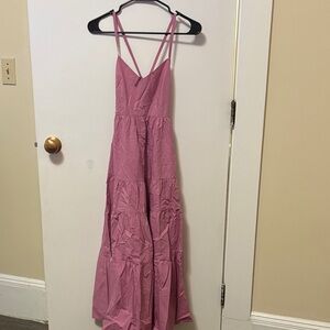 Madewell Pink Maxi Dress